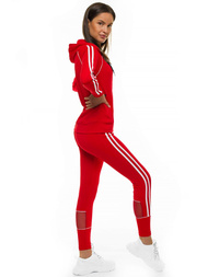 Zweiteiliges Trainingsanzug-Set Rot OZONEE JS/HD070/5