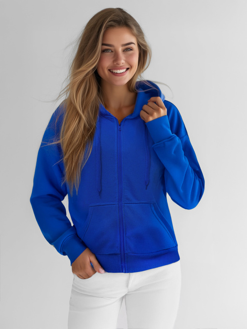 Damen Kapuzenpullover Kobalt OZONEE JS/W03Z