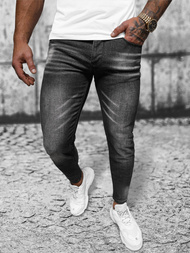 Herren Jeanshose Schwarz OZONEE NB/MP0199N