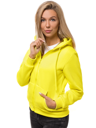 Damen Sweatshirt Gelb-Neon OZONEE JS/W03