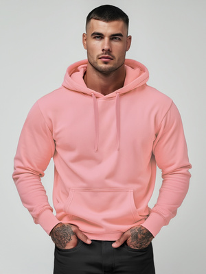 Herren Kapuzenpullover Puderrosa OZONEE JS/2009Z