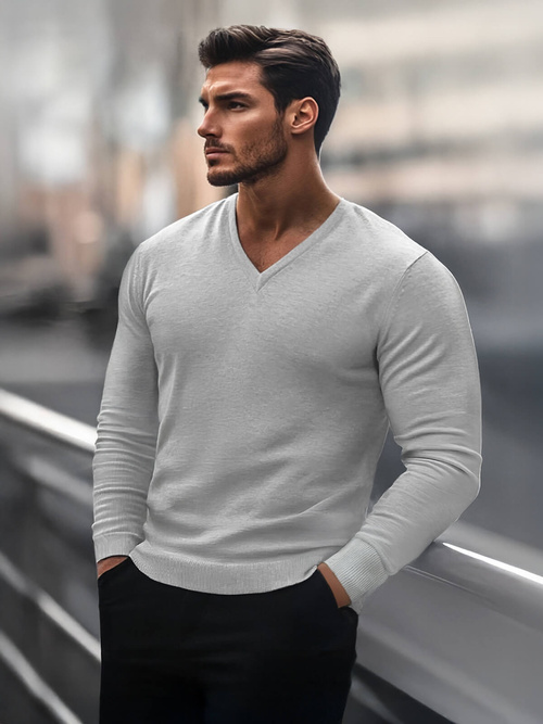 Herren Pullover Grau OZONEE NB/MMB601/2Z