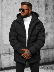 Herren Winterjacke Schwarz OZONEE JS/5M3135/392