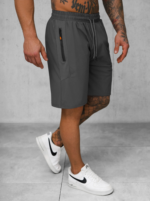 Sportshorts für Herren Anthrazit OZONEE JS/12K1802/5