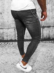 Herren Jeanshose Schwarz OZONEE O/MB463