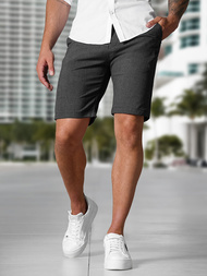 Herren Chino Shorts Anthrazit OZONEE DJ/4400Z