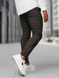 Herren Chino Hose Anthrazit OZONEE DJ/5632Z