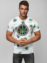 Herren T-shirt Weiß OZONEE O/T136/1Z