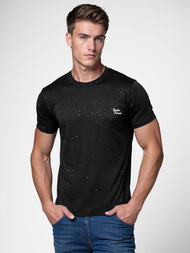 Herren T-shirt Schwarz OZONEE O/QQ1387Z