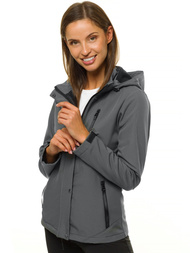 Damenjacke Softshell Anthrazit OZONEE JS/HD181/2