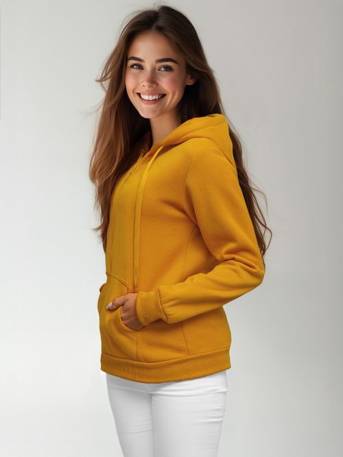 Damen Kapuzenpullover Camel OZONEE JS/W03Z