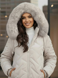 Damen Jacke Hellgrau OZONEE JS/16M9296/280Z