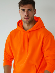 Herren Kapuzenpullover Orange OZONEE JS/2009Z