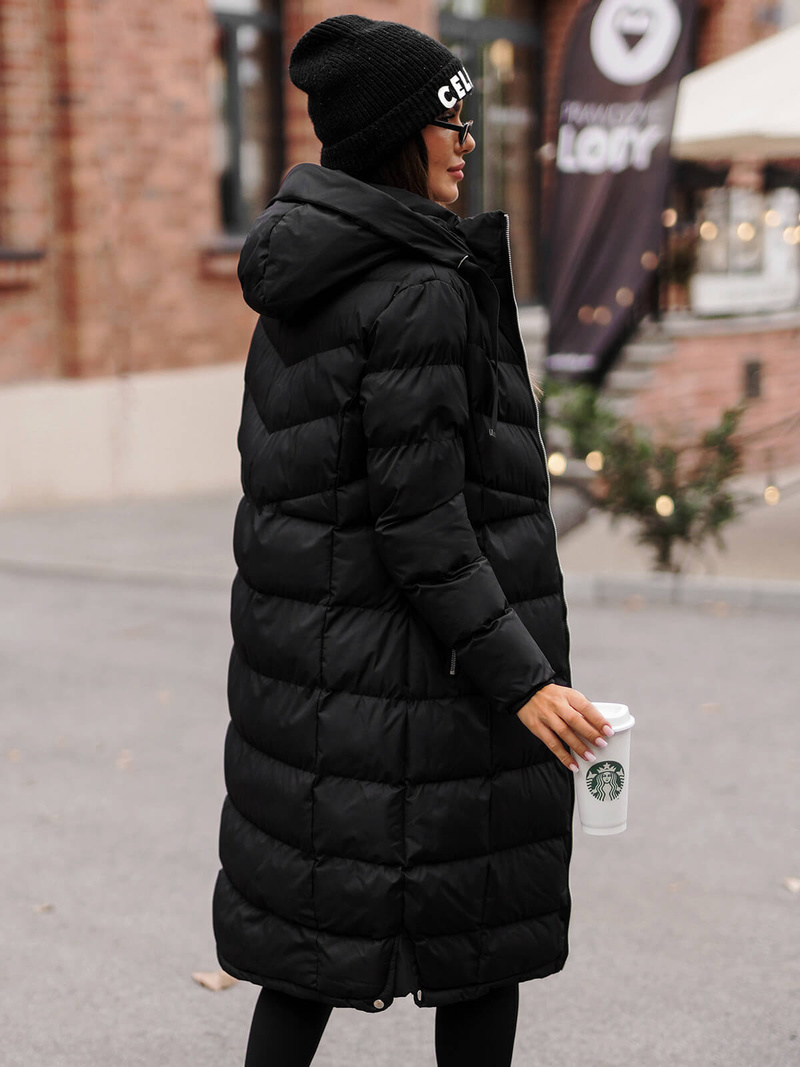 Damen Jacke Schwarz OZONEE JS/M736/392Z