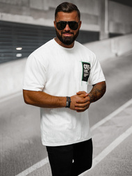 Herren T-shirt Weiß OZONEE O/3C333