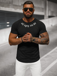 Herren T-shirt Schwarz OZONEE O/T7256