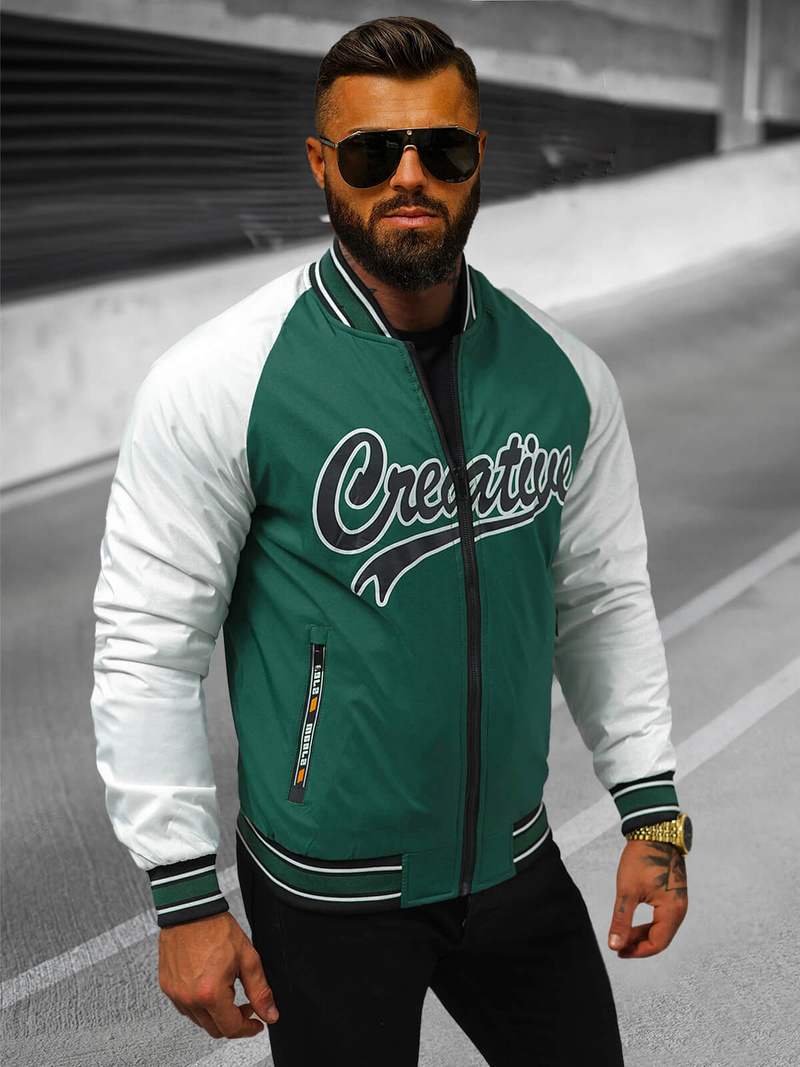 Herren Jacke Grün OZONEE JS/84M3011/238