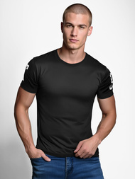 Herren T-shirt Schwarz OZONEE O/8T1260/3Z