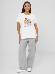 Damen T-Shirt Weiß OZONEE JS/95T2575/1