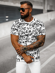 Herren T-shirt Weiß OZONEE O/T1268/1