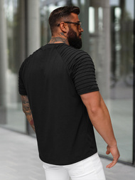 Herren T-shirt Schwarz OZONEE JS/8T88/3Z