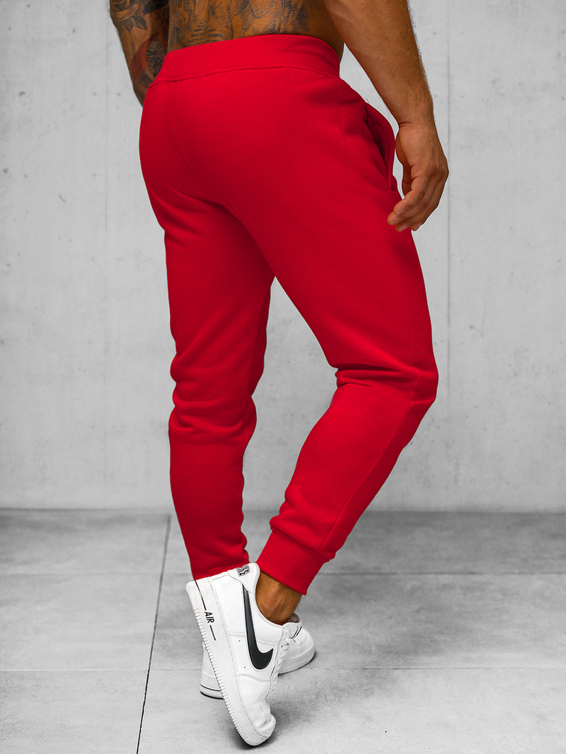 Herren Sporthose Rot OZONEE JS/XW01Z