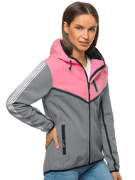 Damenjacke Softshell Grau OZONEE JS/KSW6006