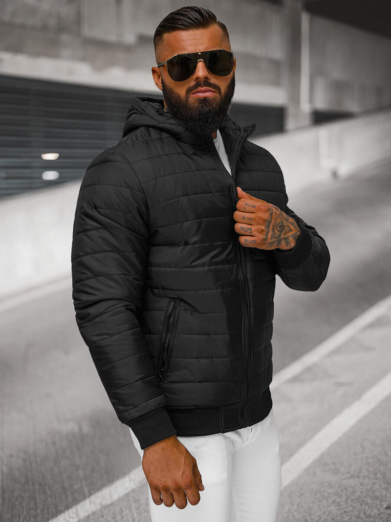 Herren Jacke Schwarz OZONEE JS/MY13Z
