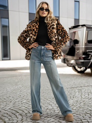 Damen Jacke Beige-Braun OZONEE JS/61M8500/158