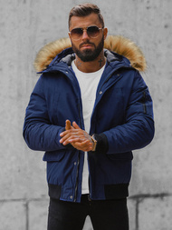 Herren Winterjacke Dunkelblau OZONEE JS/M2019/215