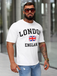 Herren T-shirt Weiß OZONEE JS/8B1373/1