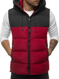 Herren Weste Weinrot OZONEE JB/JP1189/3