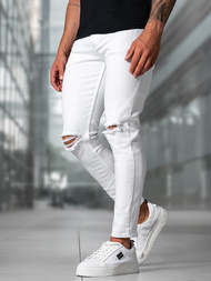 Herren Jeanshose Weiß OZONEE E/5391/01Z