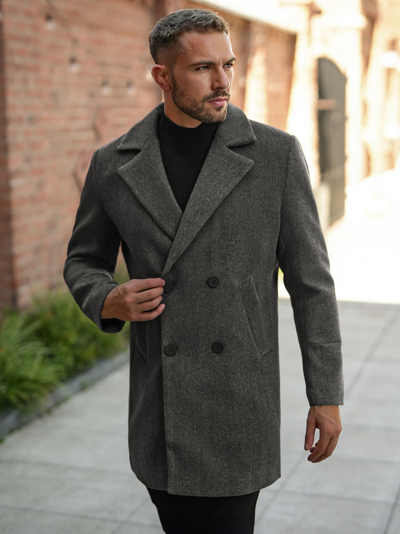 Herren Mantel Anthrazit OZONEE JS/11Z8269