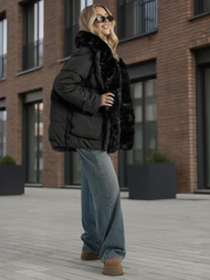 Damen Jacke Schwarz OZONEE JS/16M9185/392