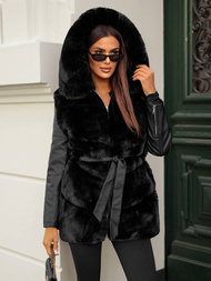 Damen Jacke Schwarz OZONEE JS/11Z8090Z