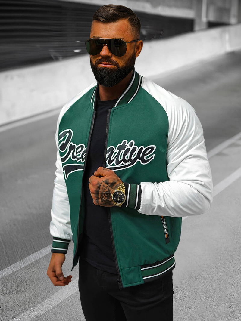 Herren Jacke Grün OZONEE JS/84M3011/238