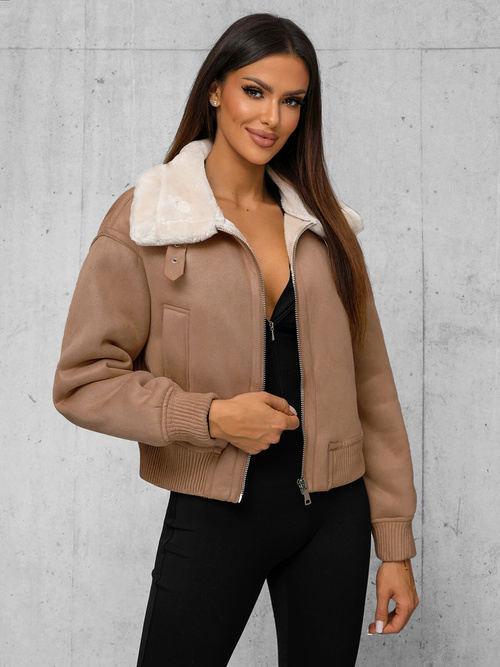 Damen Jacke Beige OZONEE O/81326Z