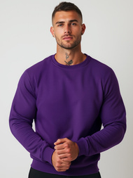 Herren Sweatshirt Violett OZONEE JS/2001-10Z