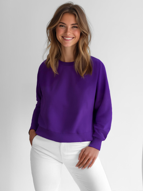 Damen Sweatshirt Violett OZONEE JS/W01Z