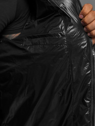 Herren Winterjacke Schwarz OZONEE O/M3205Z