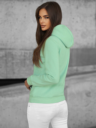 Damen Kapuzenpullover Mintgrün OZONEE JS/W02Z