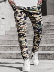 Herren Jogger Hosen Beige-Camo OZONEE A/1003