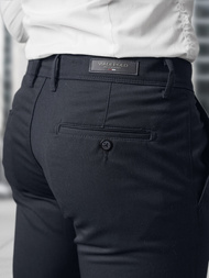 Herren Chino Hose Dunkelblau OZONEE V/5100