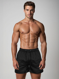 Herren Badeshorts Schwarz OZONEE JS/XL018/1Z