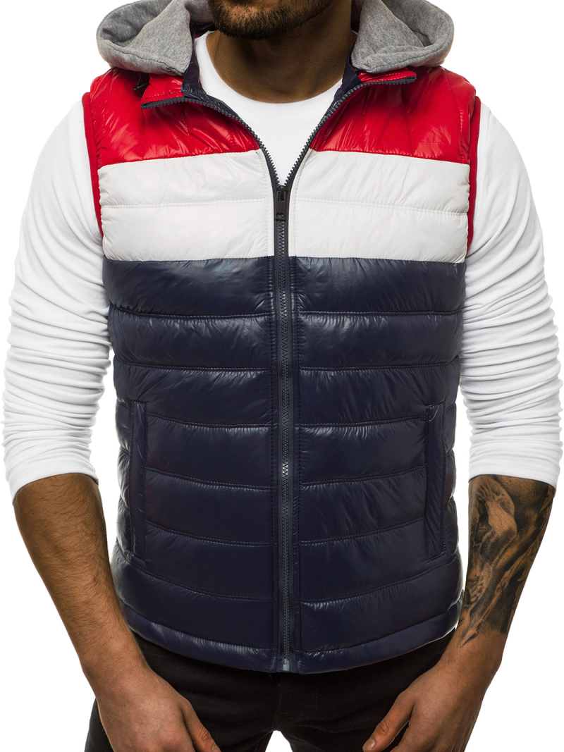 Herren Weste Dunkelblau OZONEE N/6105