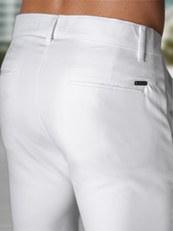 Herren Chino Shorts Weiß OZONEE DJ/4400Z