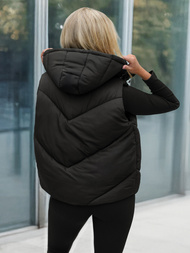 Damen Weste Schwarz OZONEE JS/16M9291/392