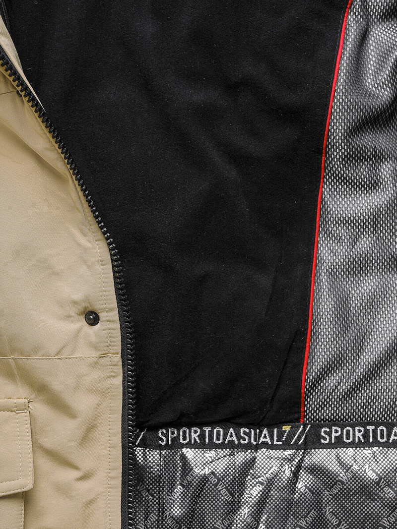 Herren Winterjacke Beige OZONEE JS/22M322/62