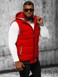 Herren Weste Rot OZONEE JS/84M3028/275